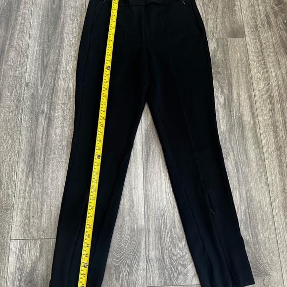 Anthropologie Maeve Ankle Zip Pants Black Size 10 Career Office - Picture 11 of 16